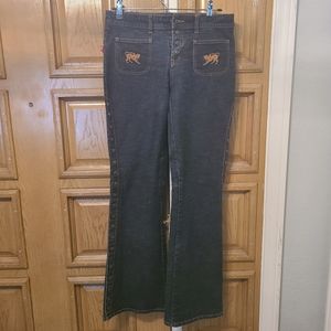 Women's Parasuco Jeans Size 30, with snaps on the legs and bling on belt hoop in